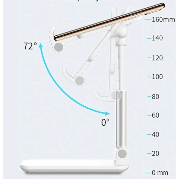 Timion Katlanabilir Masaüstü Telefon Tutucu Stand (5148)