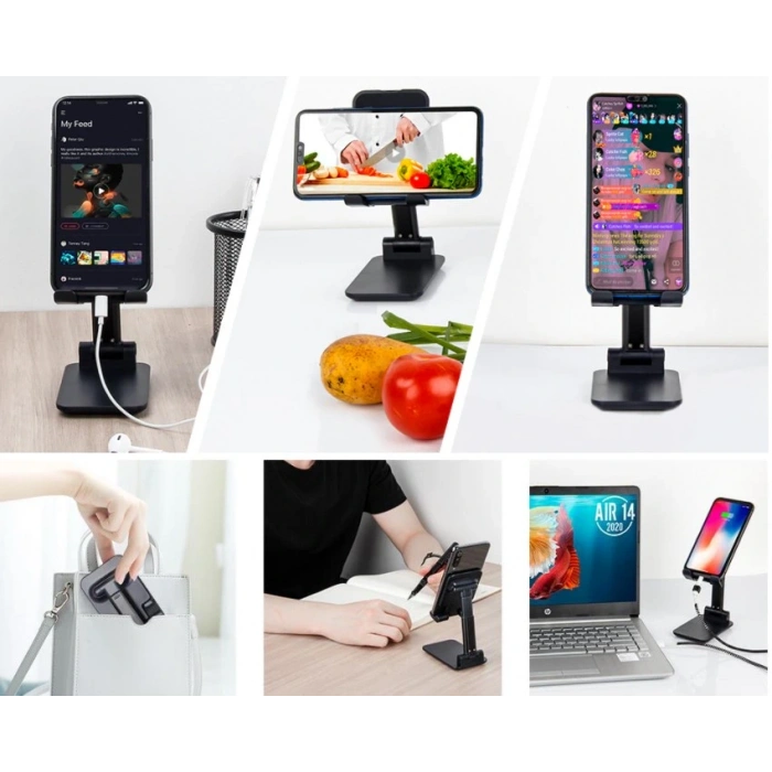 Timion Katlanabilir Masaüstü Telefon Tutucu Stand (5148)