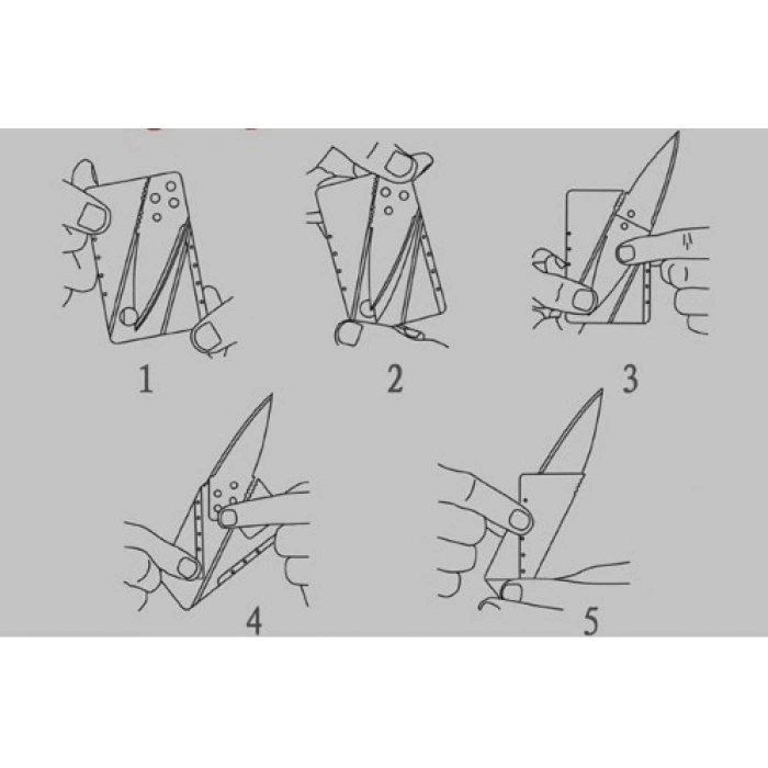 Timion Kredi Kartı Şeklinde Bıçak (Kutusuz)