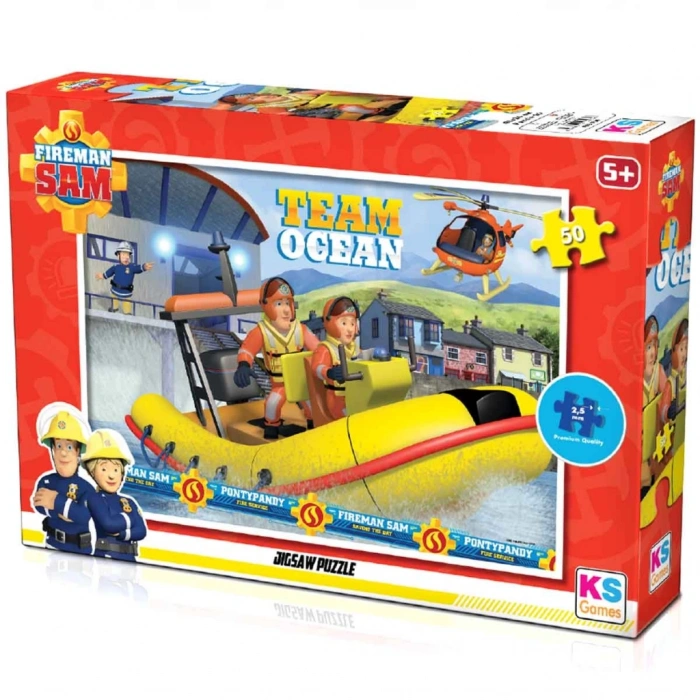 Timion KS Fireman Sam 50 Parça Puzzle