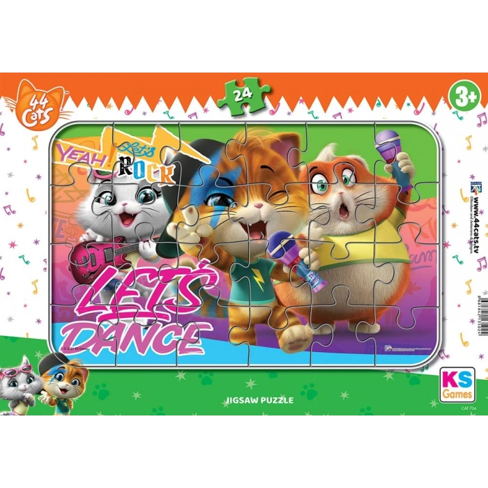 Timion Ks Games 24 Parça Cats  Frame Puzzle