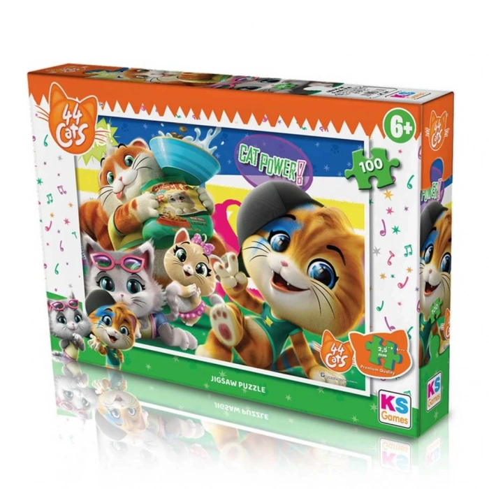 Timion KS Games 44 Cats 100 Parça Puzzle
