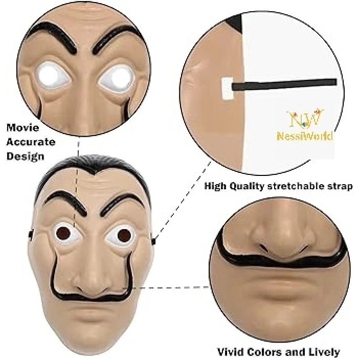 Timion La Casa De Papel Salvador Dali Maskesi Orjinal İthal Ürün