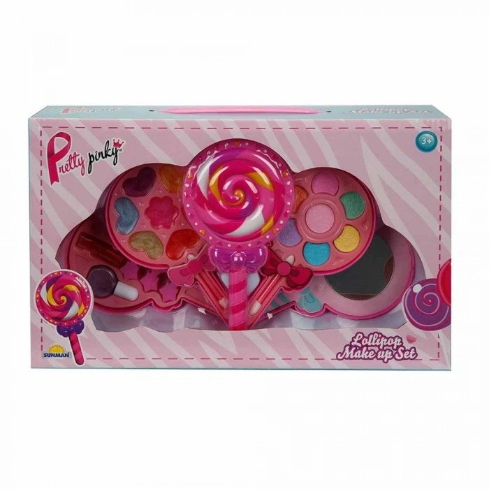 Timion Lolipop Şekilli 4 Katlı Makyaj Güzellik Seti