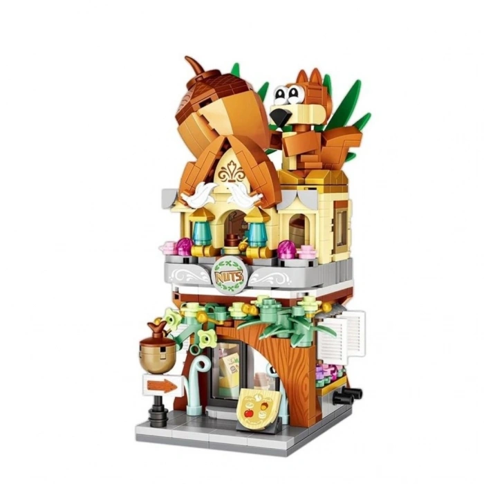 Timion LZ-1641 LOZ FINDIK DÜKKANI 485 PARÇA BLOCK OYUNCAK