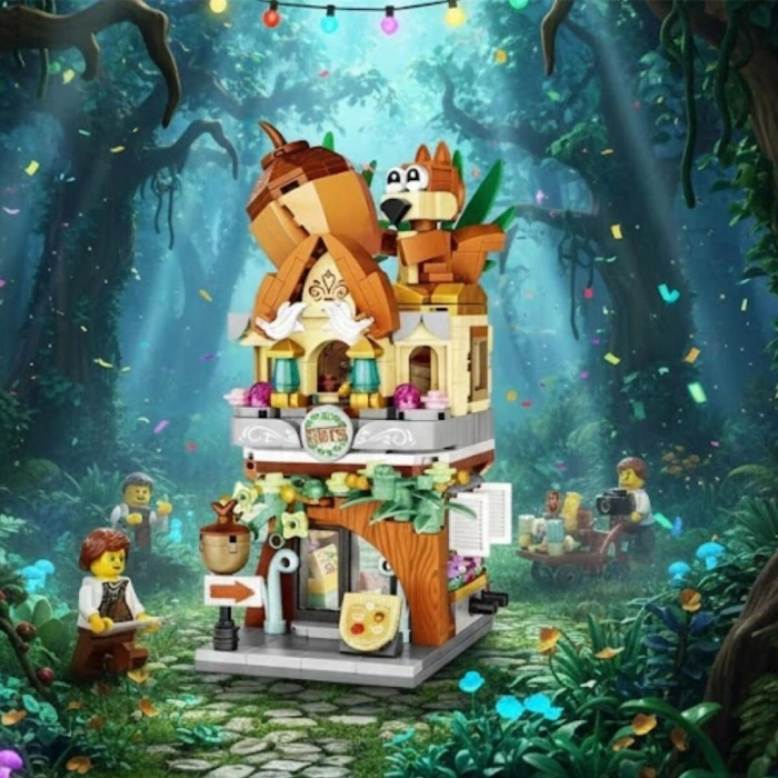 Timion LZ-1641 LOZ FINDIK DÜKKANI 485 PARÇA BLOCK OYUNCAK