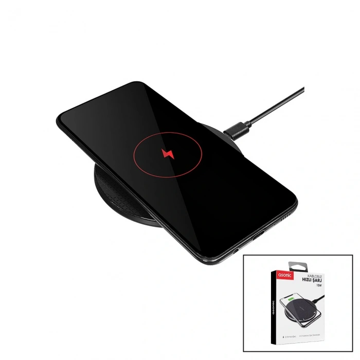 Timion MASA ÜSTÜ  KABLOSUZ  HIZLI ŞARJ CİHAZI  3.1A - 15W AS-W150 (5148)