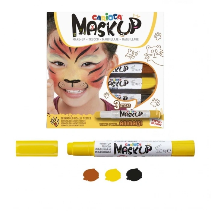 Timion Mask Up Yüz Boyası 3 Renk Animals