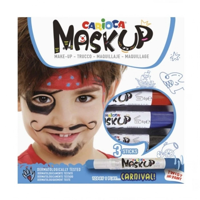 Timion Mask Up Yüz Boyası 3 Renk Carnival