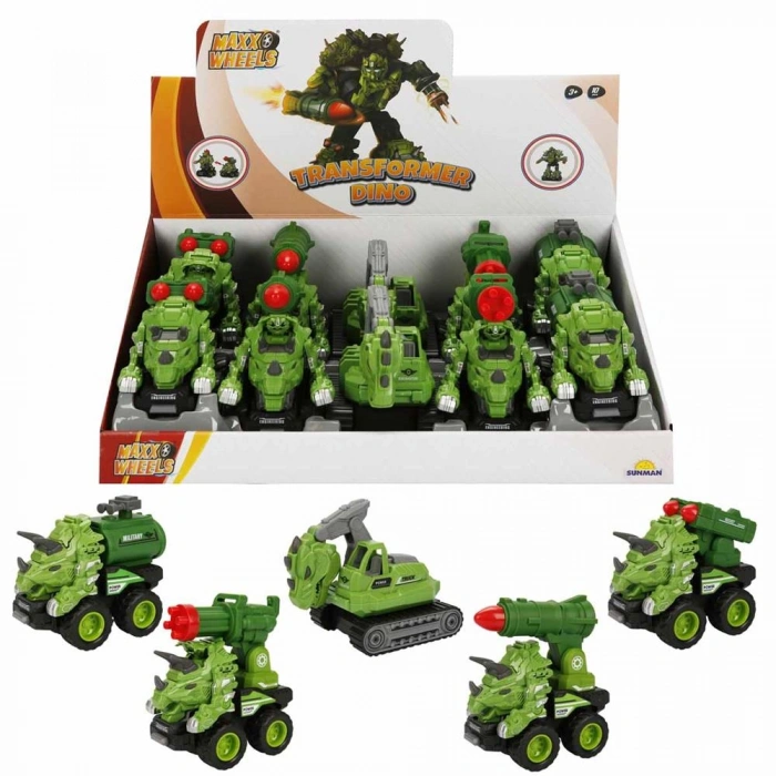 Timion Maxx Wheels Dönüşen Dinozor Araçlar