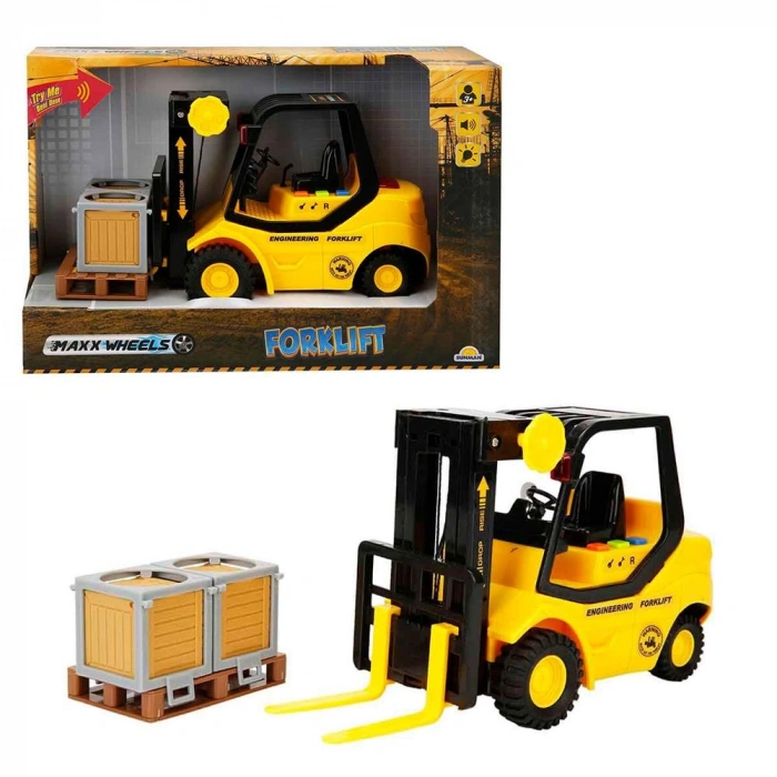 Timion Maxx Wheels Sesli ve Işıklı Forklift 24 cm 1 Adet Fiyatıdır