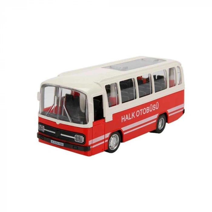 Timion Maxx Wheels Sesli ve Işıklı Nostaljik Halk Otobüsü 15 cm. 1 Adet Fiyatıdır