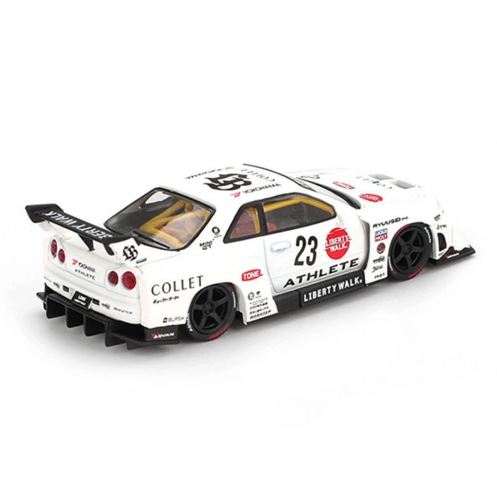 Timion Mini GT 1/64 Nissan LB-ER34 Super Silhouette ATHLETE/COLLET Blister Paket