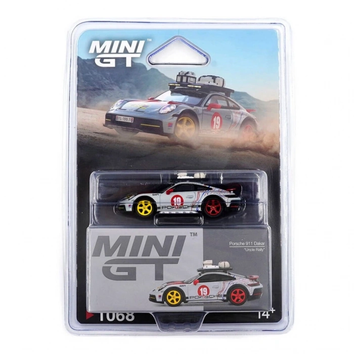 Timion Mini GT 1/64 Porsche 911 Dakar Uncle Rally Blister Paket