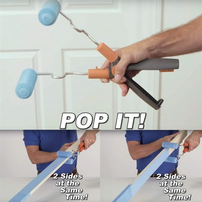 Timion Nano Süngerli Damlatmaz Mobilya ve Duvar Boyama Rulosu Hem Köşe Hem Düz Zemin (5148)