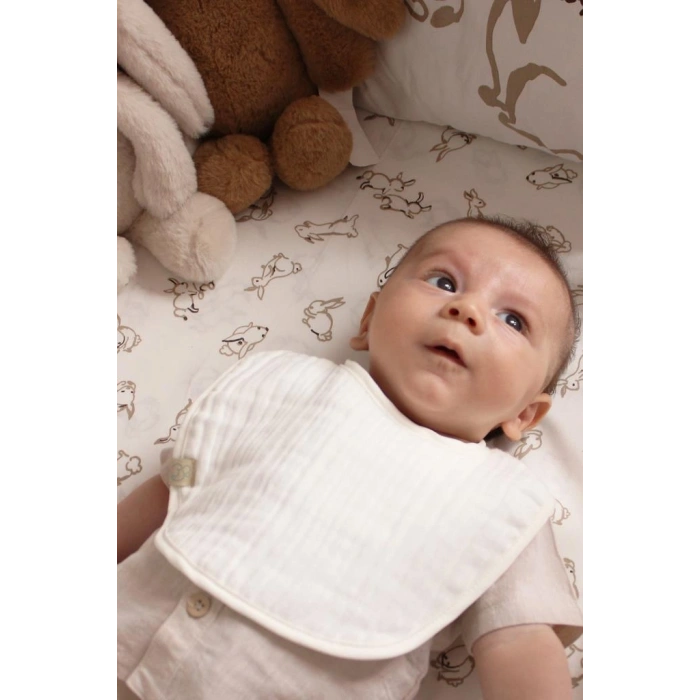 Timion NessiWorld Müslin Önlük 3Lü 60101 Taş Ekru Antrasit