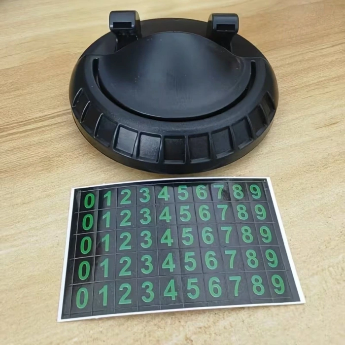 Timion Numaratörlü Güçlü Yapışkanlı 360 Derece Dönebilen Su Geçirmez Araç İçi Telefon Tutucu Plastik Aparat (5148)