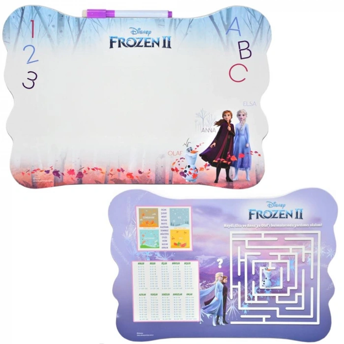 Timion Orjinal Frozen Eva Çift Taraflı Lisanslı Yazı Tahtası