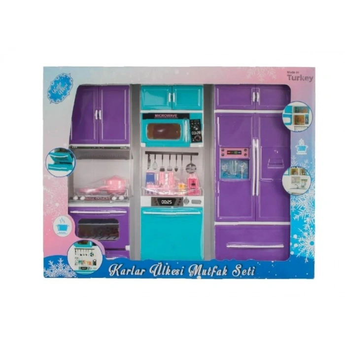 Timion OYD-02348 KARLAR ÜLKESİ 3LÜ DOLAP SETİ-OYD