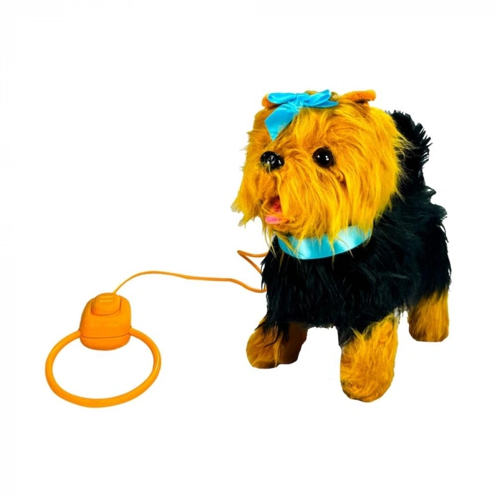 Timion PFT-B267 PELUŞ TASMALI YÜRÜYEN KÖPEK MAVİ -VRD