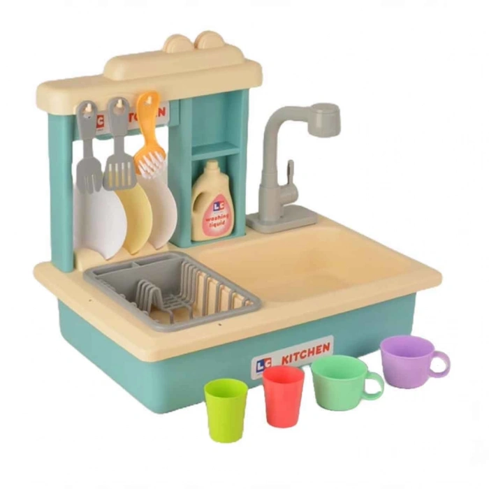 Timion Pilli İnteraktif Lavabo Seti Turkuaz