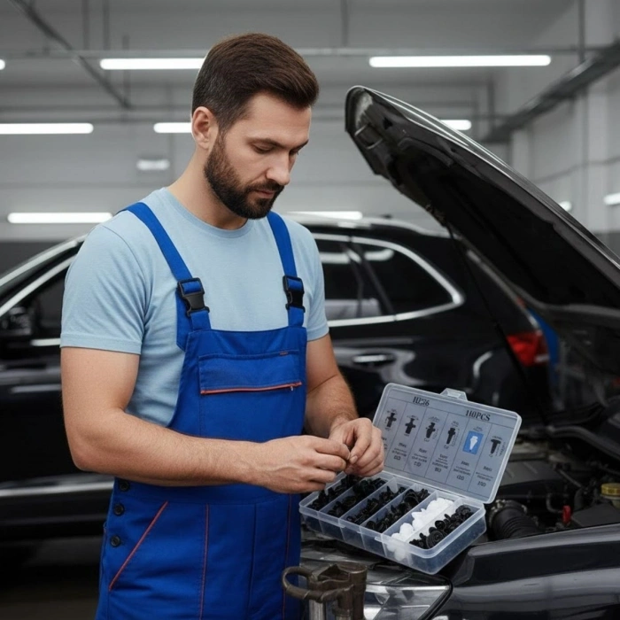 Timion Plastik Bağlantı Elemanları Seti 100 Parça – Oto Kaplama Klipsi, Tampon ve Trim Sabitleme Perçinleri, Çok Amaçlı Klips Seti (5148)