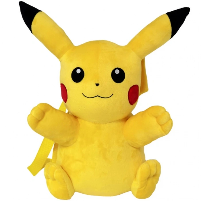 Timion Pokemon Pikachu Peluş Sırt Çantası