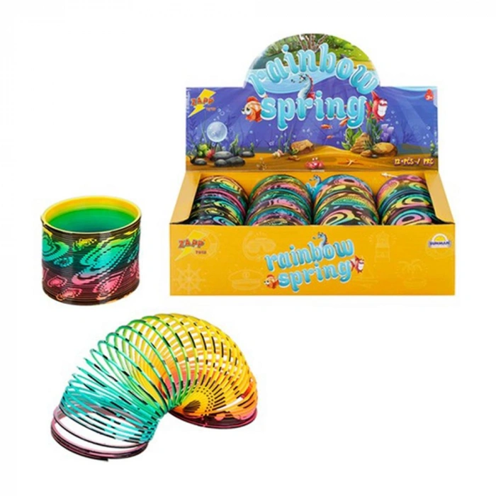 Timion Rainbow Çift Renkli Stres Yayı Siyah