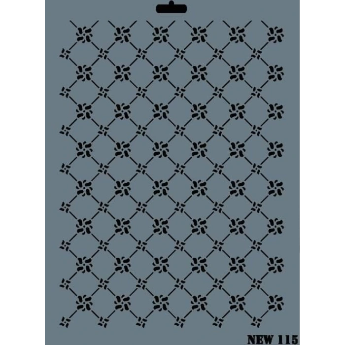 Timion Rich New Seri N115 Stencil 35X25 Cm