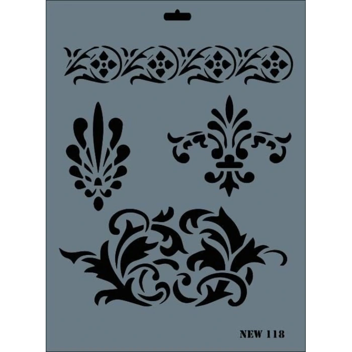 Timion Rich New Seri N118 Stencil 35X25 Cm