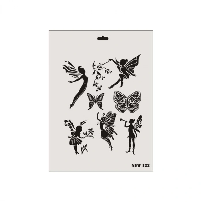 Timion Rich New Seri N122 Stencil 35X25 Cm