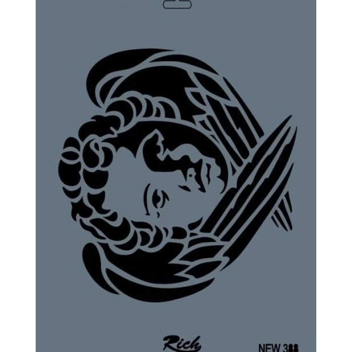 Timion Rich New Seri N388 Stencil 35X25 Cm