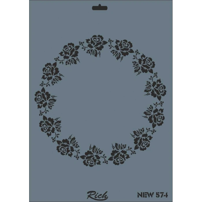 Timion Rich New Seri N574 Stencil 35X25 Cm