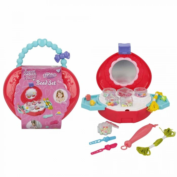 Timion S00003661 HOBİ BONCUK YAPIMI KULPLU ÇANTA -SUN