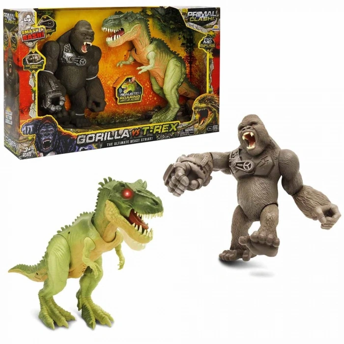 Timion S01071144 OYUN SET PRİMAL CLASH GORİLLA/TREX 2Lİ
