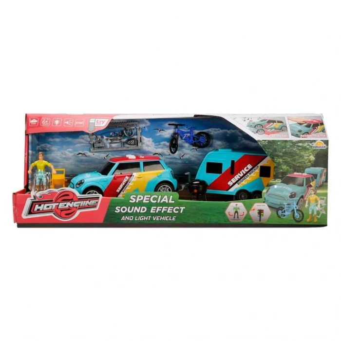 Timion Sesli ve Işıklı Karavan Seti