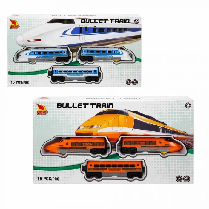 Timion Sesli ve Işıklı Tren Seti 15 Parça 1 Adet Fiyatıdır