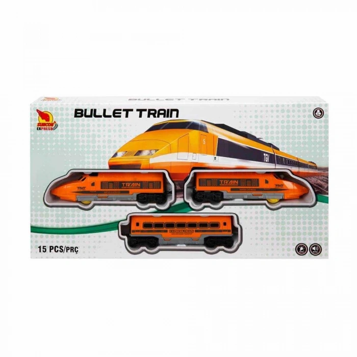 Timion Sesli ve Işıklı Tren Seti 15 Parça 1 Adet Fiyatıdır
