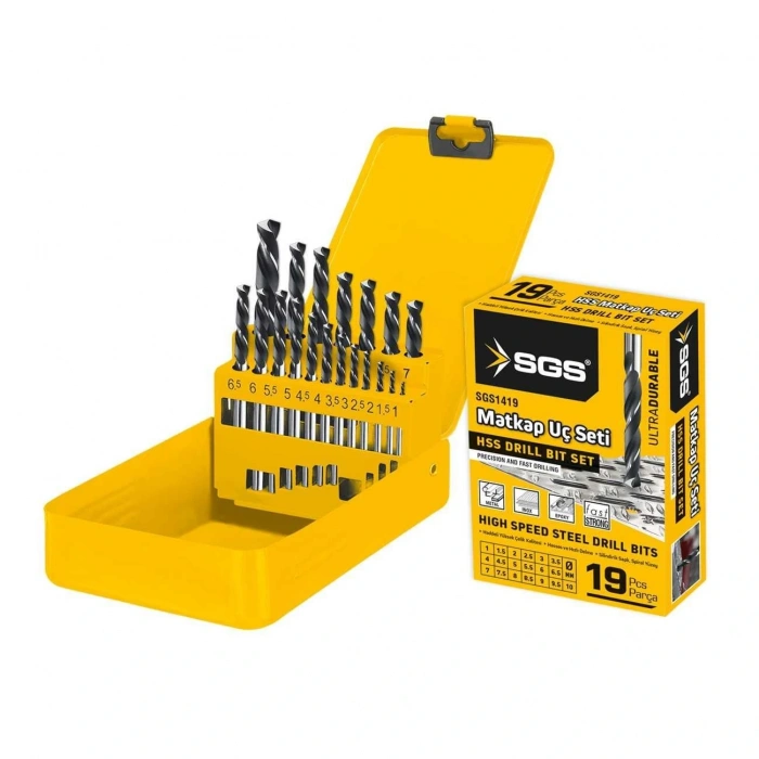 Timion Sgs 1419 Hss Matkap Ucu Seti 19 Parça