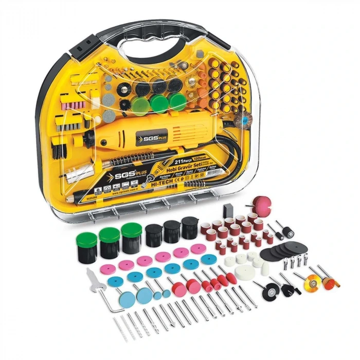 Timion Sgs 5260 Hobi Gravür Seti 130 Watt 211 Parça