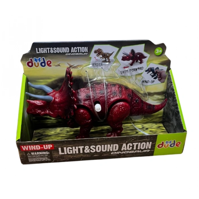 Timion SH40652 KURMALI IŞIKLI SESLİ YÜRÜYEN DİNOZOR -ZRV