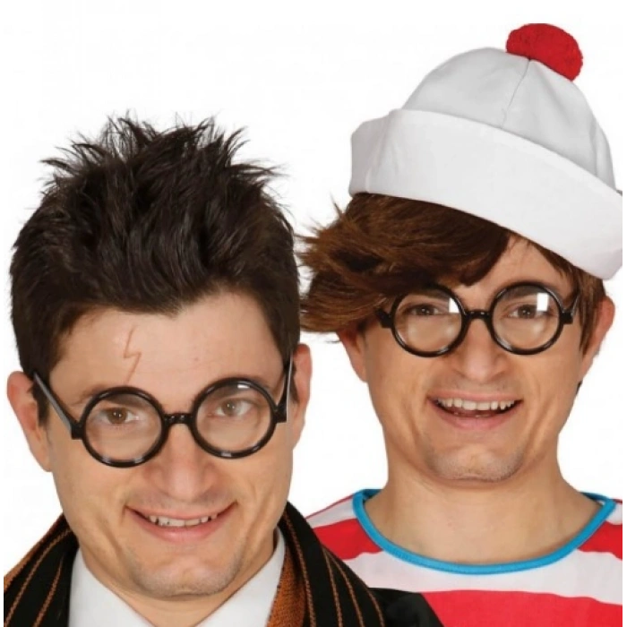 Timion Siyah Çerçeveli Numarasız Camlı Öğrenci Şaka Gözlüğü 1 Adet (5148)