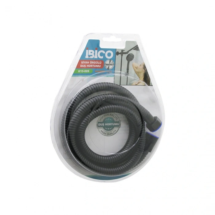 Timion SİYAH METAL  ÖRGÜLÜ DUŞ HORTUMU  1.5MT   VAKUMLU AMBALAJ  ANTİ TWİST=DOLANMAZ-KIVRILMAZ-KOPMAZ (5148)