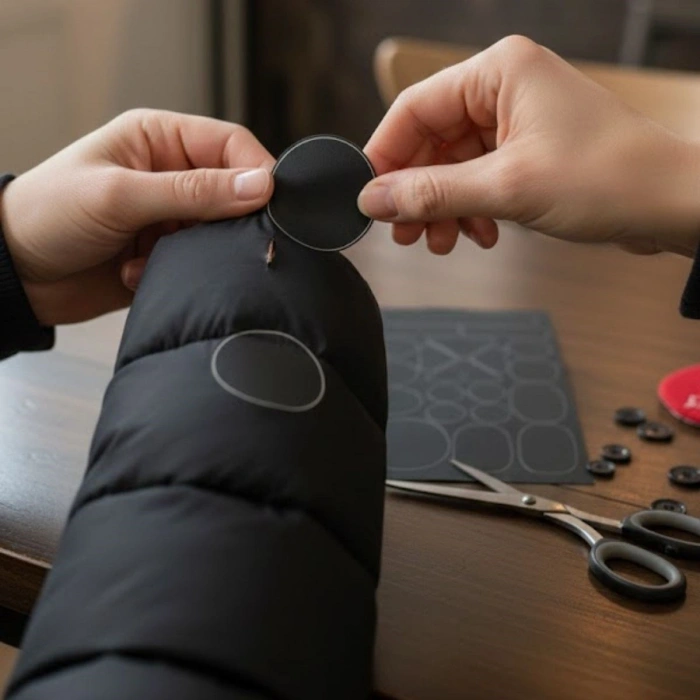 Timion Siyah Yapışkanlı Yama Bantları – Delik Kapatma, Yırtık ve Aşınma İçin Güçlü Tamir Bandı (5148)