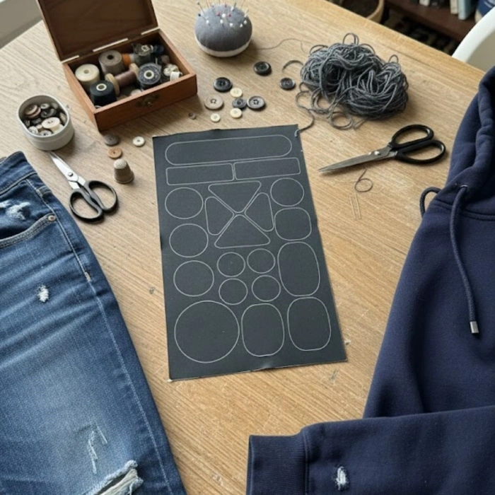 Timion Siyah Yapışkanlı Yama Bantları – Delik Kapatma, Yırtık ve Aşınma İçin Güçlü Tamir Bandı (5148)