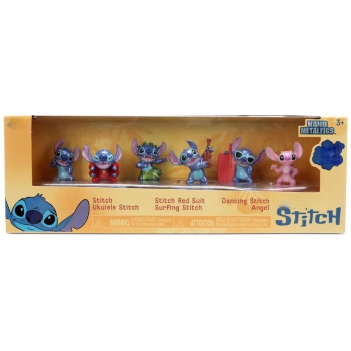 Timion Stitch Nano 6lı Diorama Figür Paketi