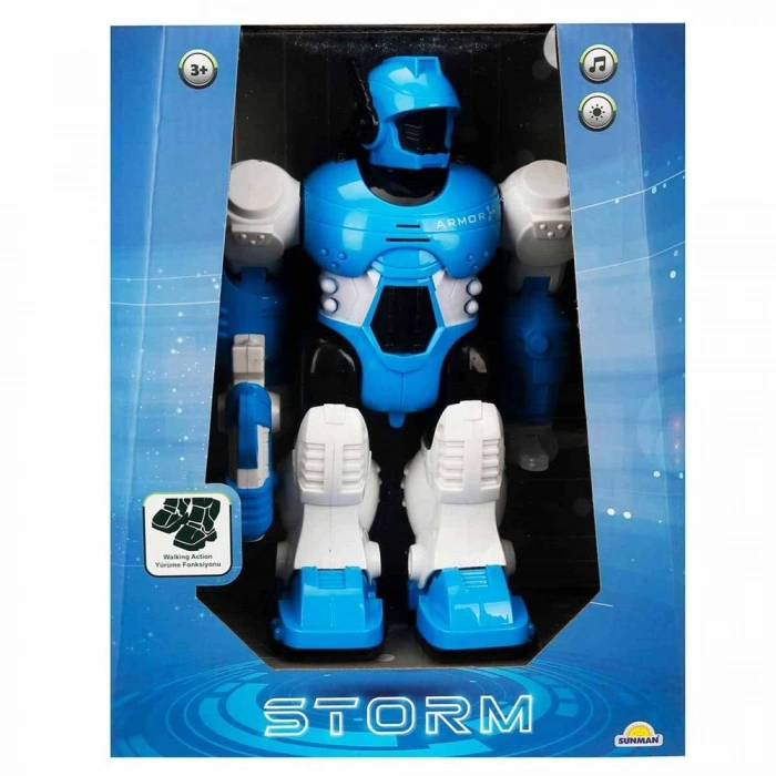Timion Storm Brave Sesli ve Işıklı Yürüyen Robot 25 cm