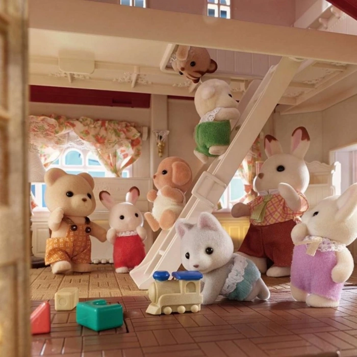 Timion Sylvanian Families Oyun Odalı Işıklı Şehir Evi 5708