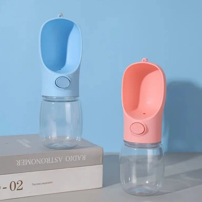 Timion Taşınabilir Butonlu 350 ml Evcil Hayvan Suluğu (5148)