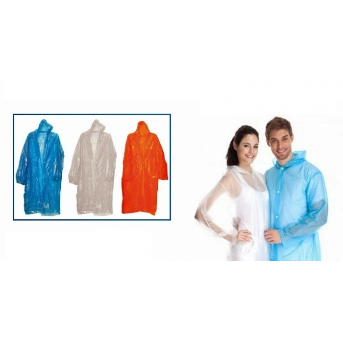 Timion Tek Kullanımlık Çıtçıtlı Yağmurluk (5148)